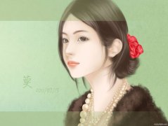 PS与SAI结合绘制清纯的古典封面美
